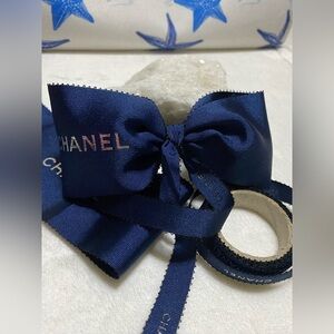 CHANEL Midnight Blue Hair Bow